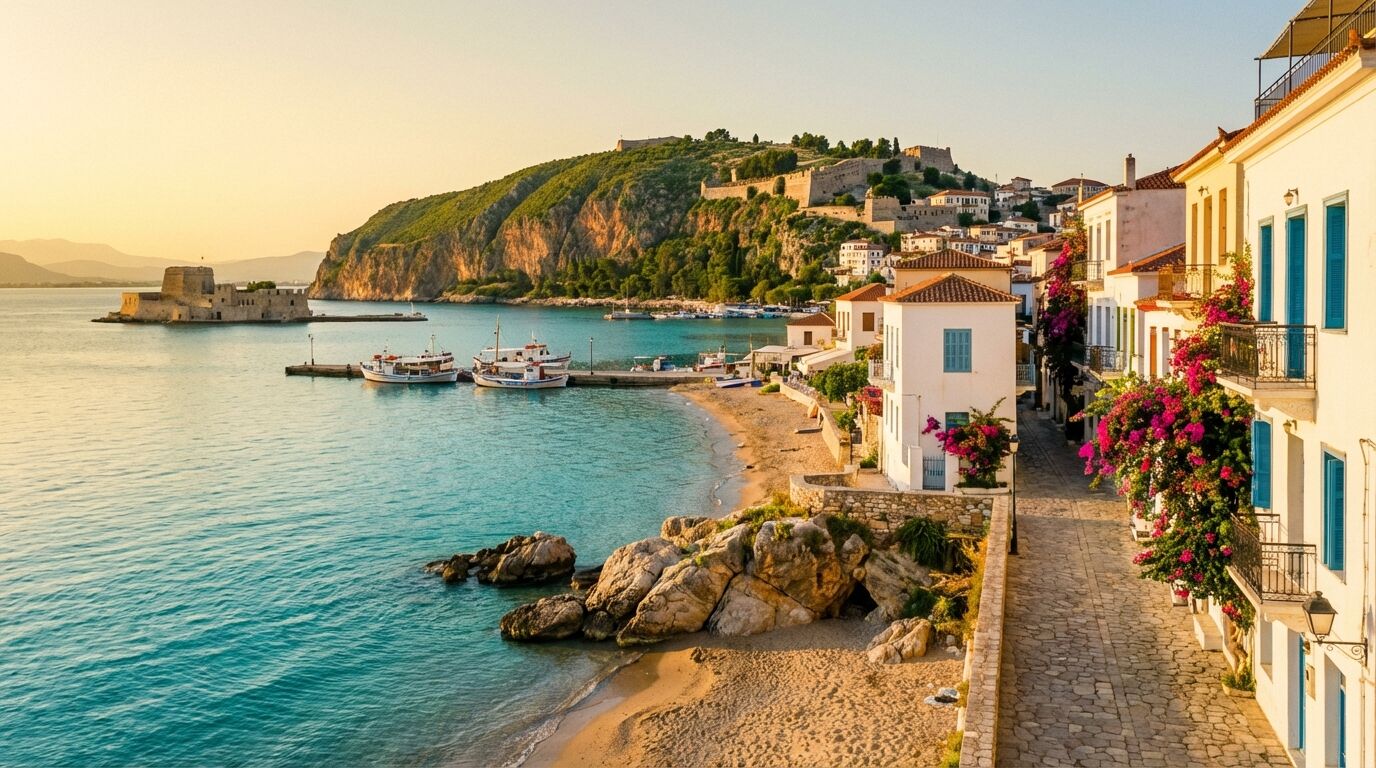 Découvrez Nauplie en Grèce, une destination alliant plages idylliques et richesses architecturales. Explorez son charme authentique et son histoire fascinante.