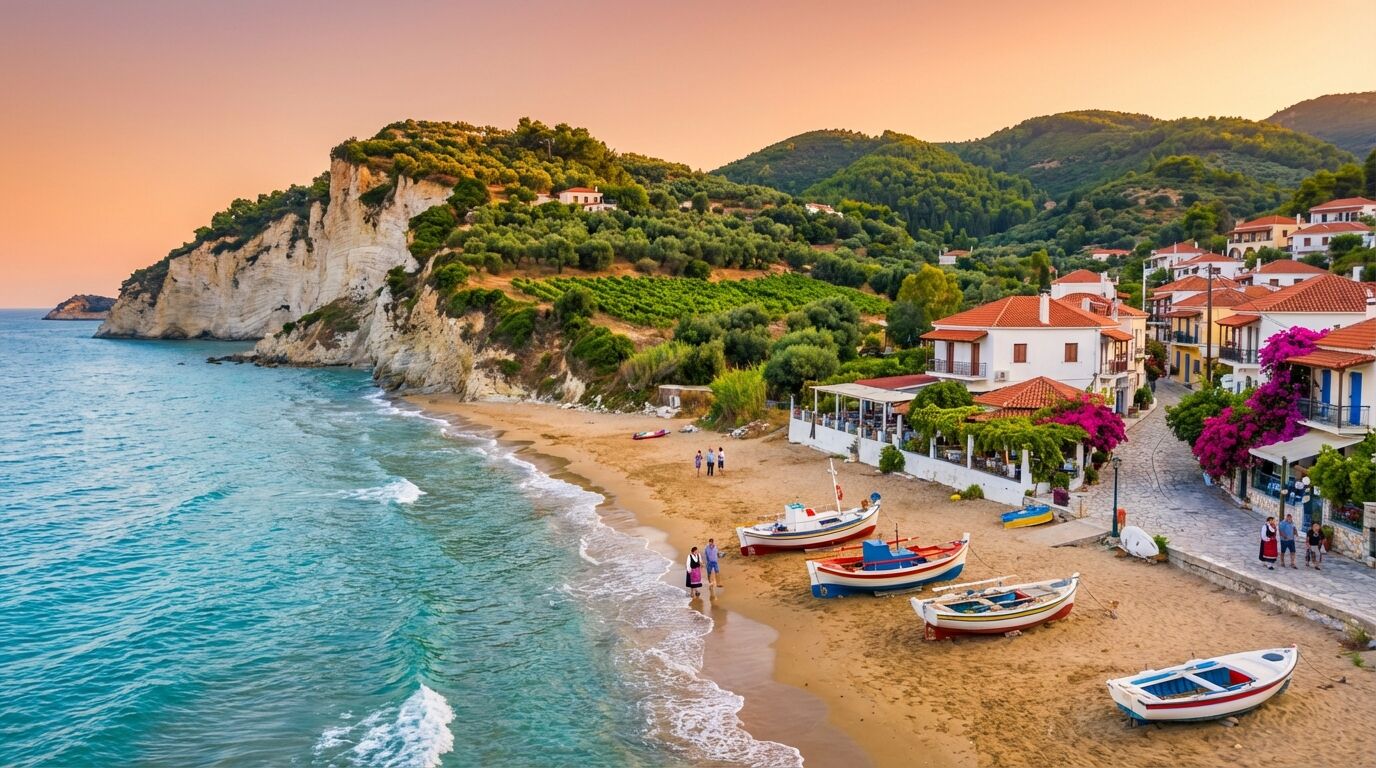 Explorez Zante, l'île grecque célèbre pour ses paysages à couper le souffle, ses plages paradisiaques et sa riche culture authentique. Plongez dans un voyage inoubliable mêlant nature et traditions.